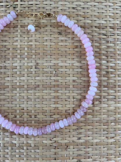 Light Pink Layering Necklace