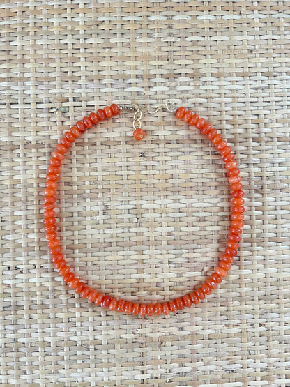 Orange Layering Necklace