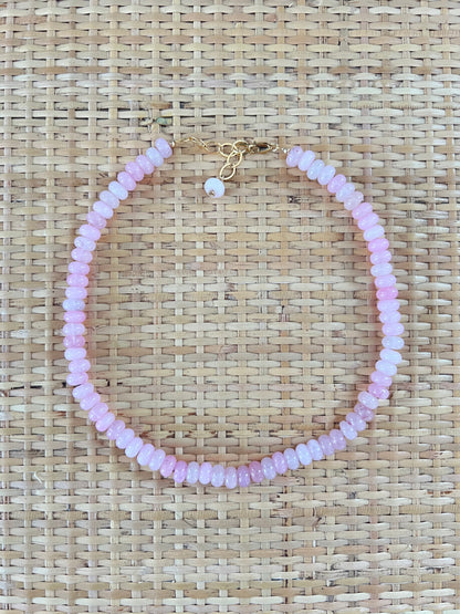 Light Pink Layering Necklace