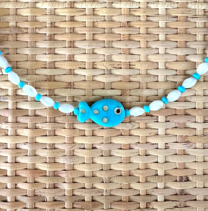 Turquoise Fish Necklace