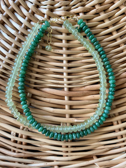 Light Green Layering Necklace