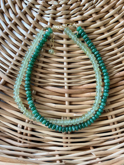 Emerald Green Layering Necklace