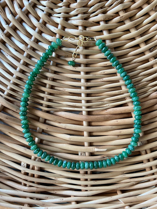 Emerald Green Layering Necklace