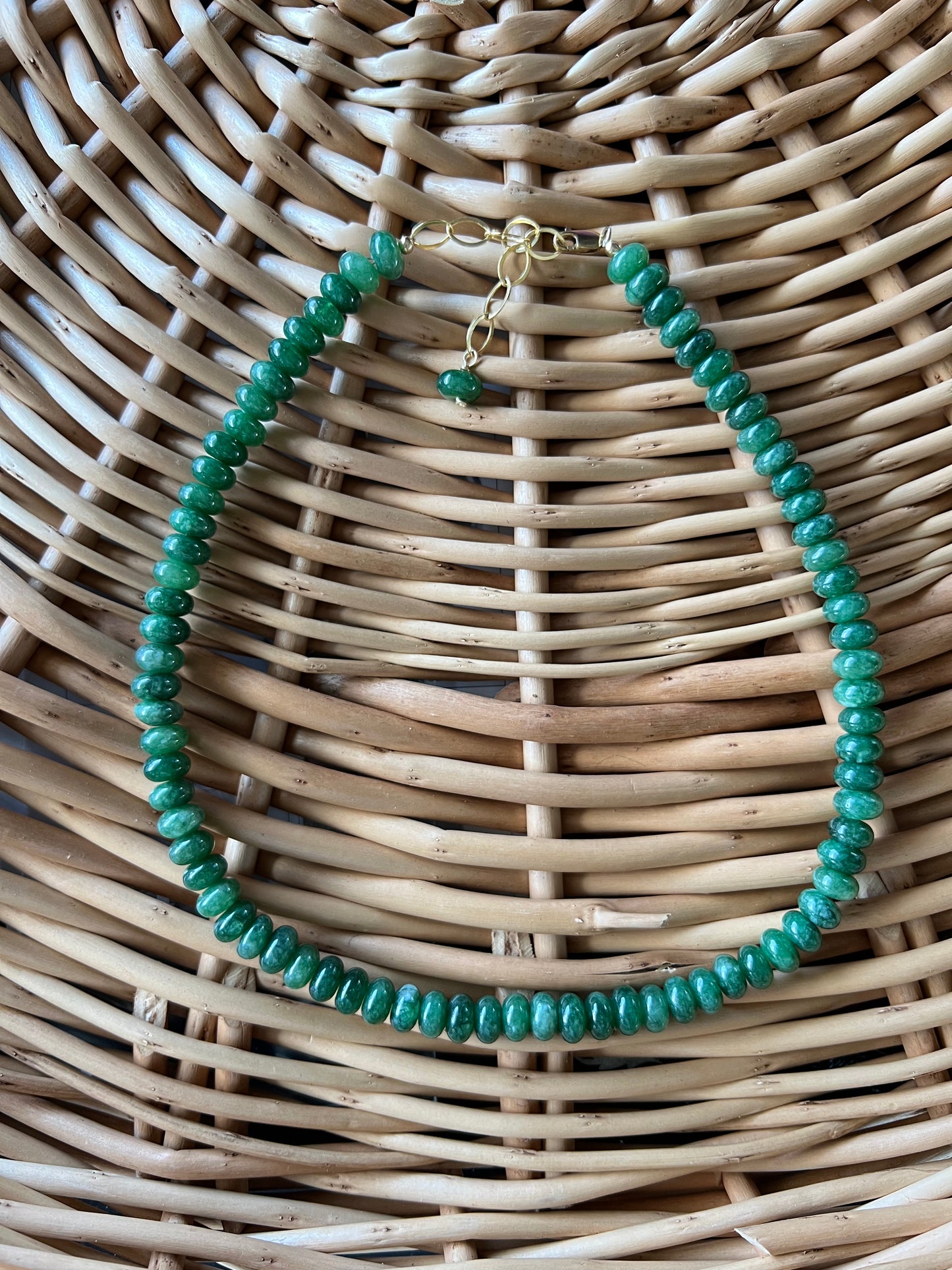 Emerald Green Layering Necklace