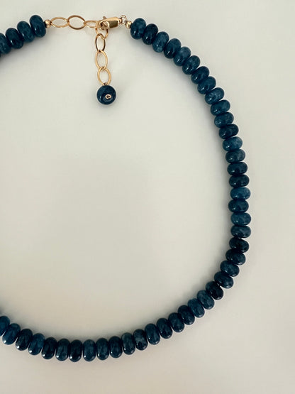 Navy Blue Layering Necklace