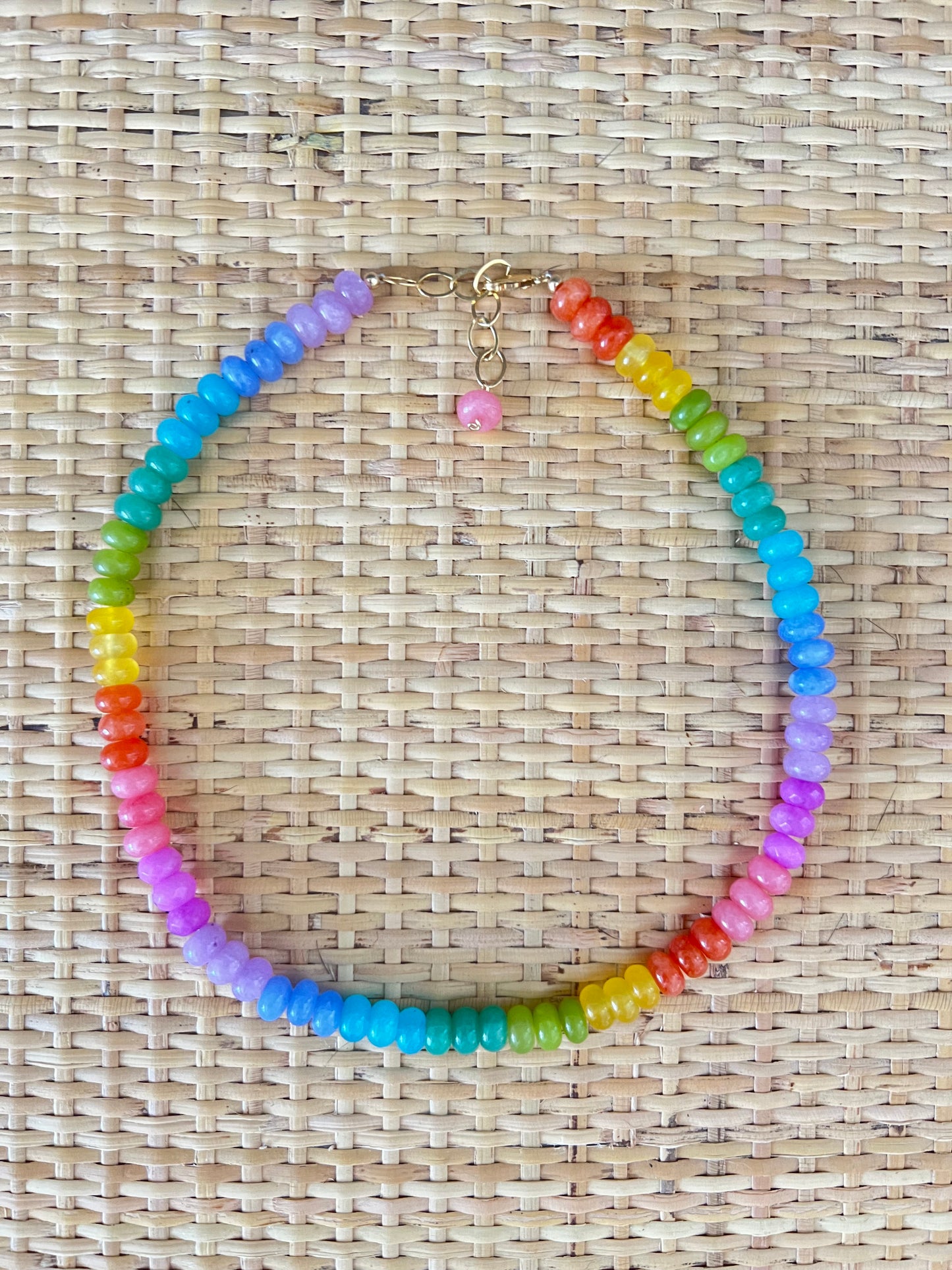 Rainbow Layering Necklace