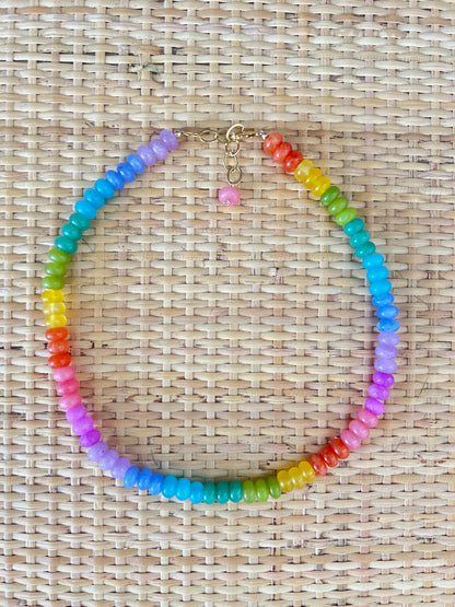 Rainbow Layering Necklace