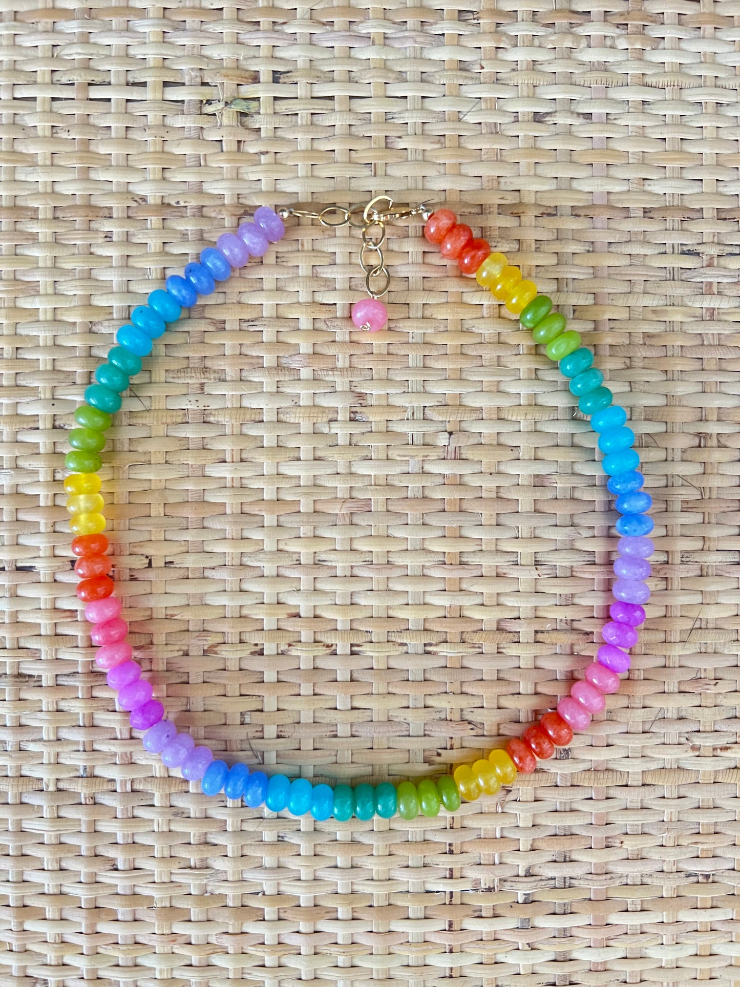 Rainbow Layering Necklace