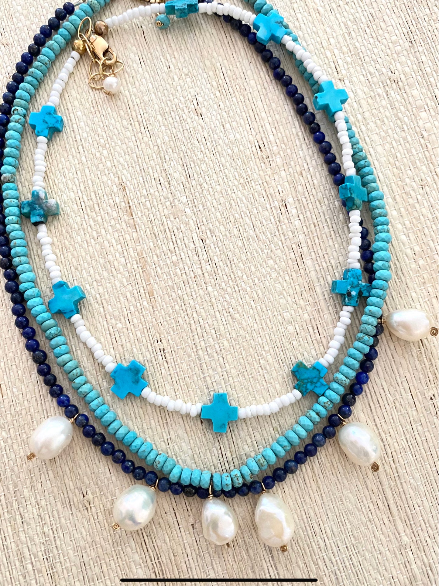 Turquoise Pearl Necklace