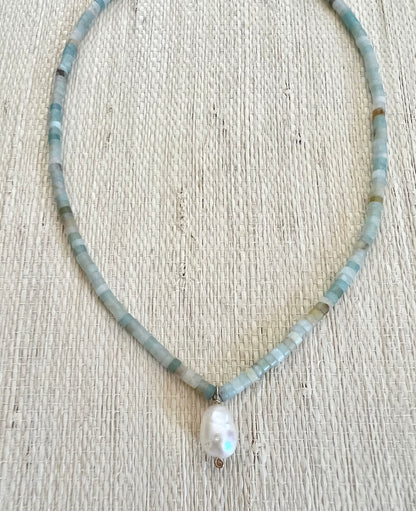 Ocean Pearl Necklace