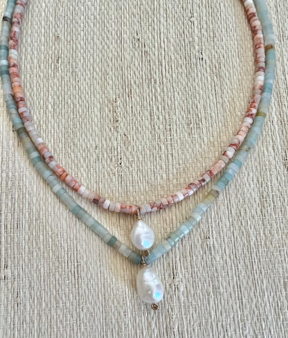 Ocean Pearl Necklace