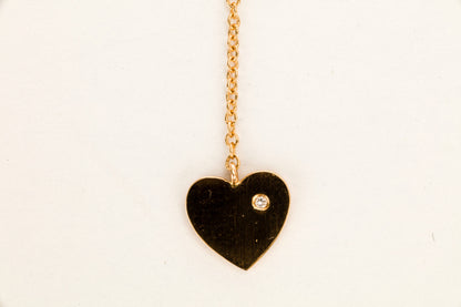 XO & Heart Lariat Necklace