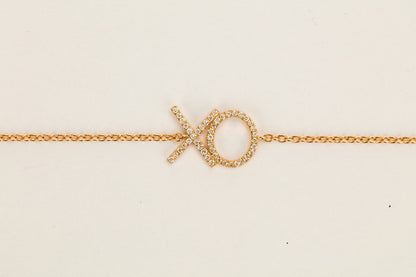 XO Diamond Bracelet