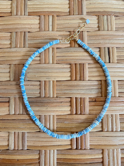 Shades of Blue Opal Necklace