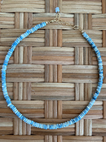 Shades of Blue Opal Necklace