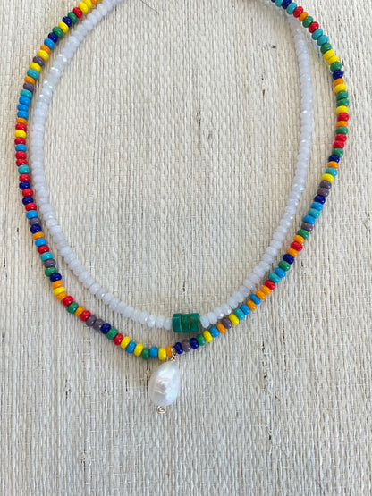 Skittles Multicolor Pearl Necklace